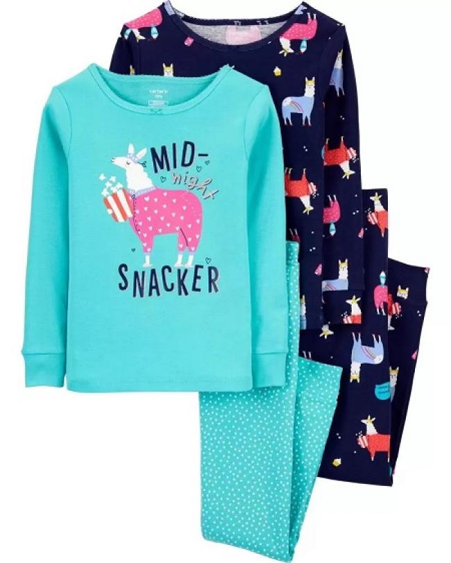 Carters MidniteSnacker 4pc PJ 12