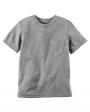 Carters Grey Pocket Tee 3M