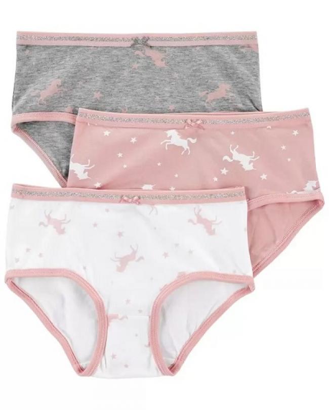 Carters 3Pk Cotton Panties 4-5Y