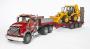 Mack Truck W Backhoe Loader