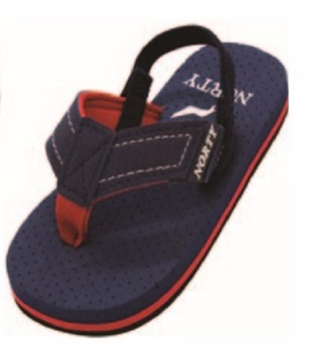 Boys Sandal Blk/Red