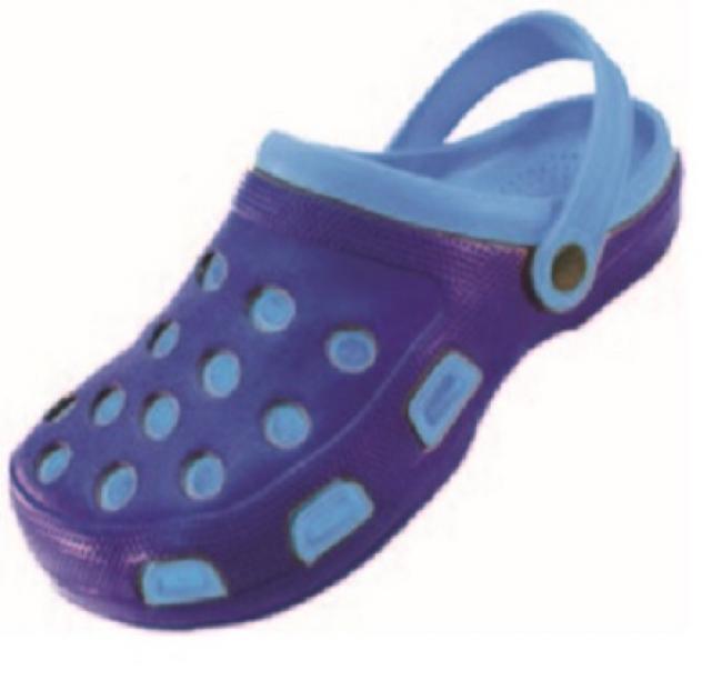 Boys Clog- Nav/Blu