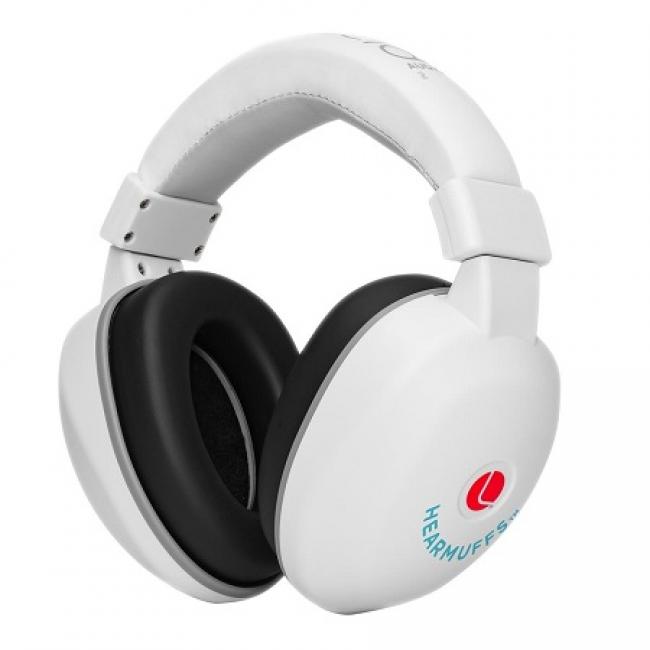 HearMuffs w/Grow Band White