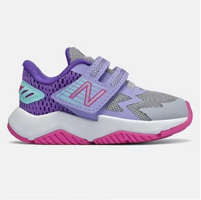 NB RUN SHOES GRY/PURP