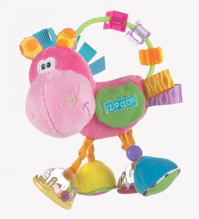 Playgro ClipClop Rattle Pink