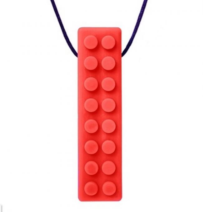 BrickStick Chew Necklace-Red