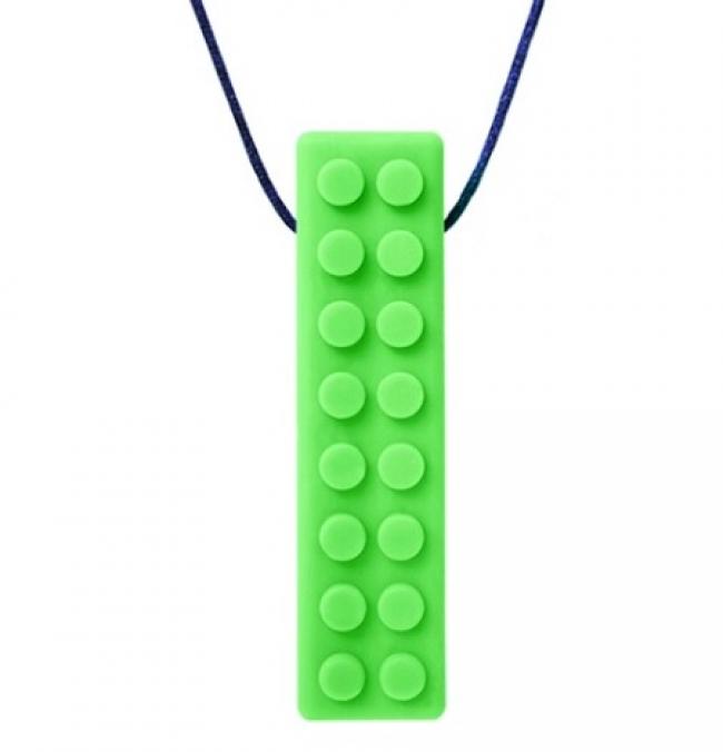 BrickStick Chew Necklace-Grn