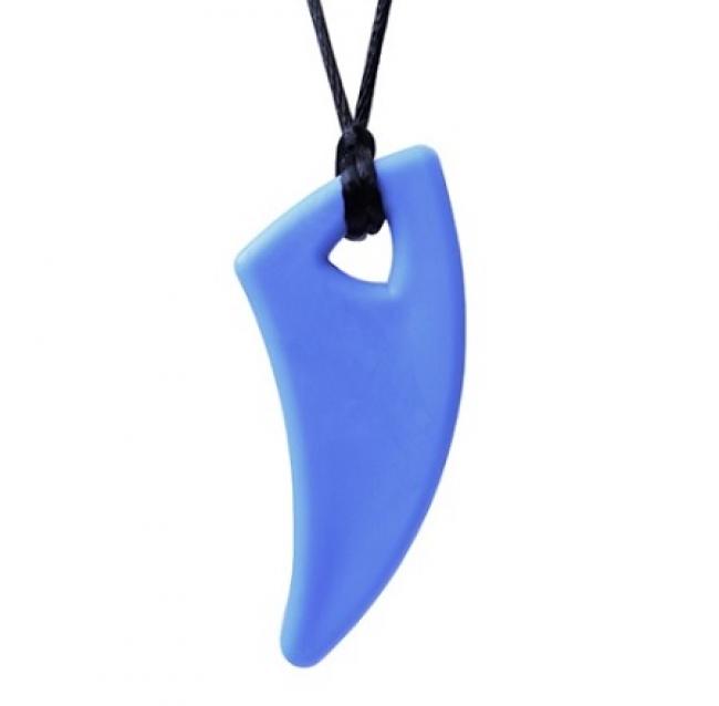Tooth Chew Necklace-R.Blue