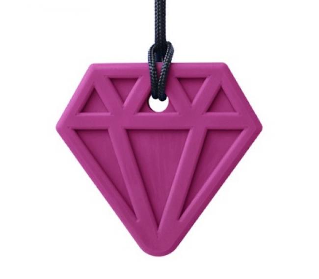 Chew Jewel Necklace-Magenta