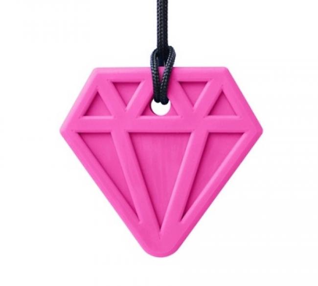 Chew Jewel Necklace-H.Pnk