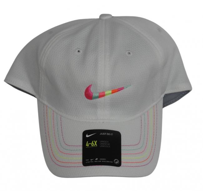 Nike White Multi Cap 4-6x