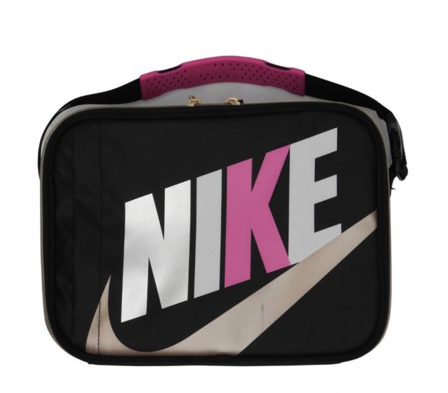 NIKE LUNCH TOTE BLACK/PINK