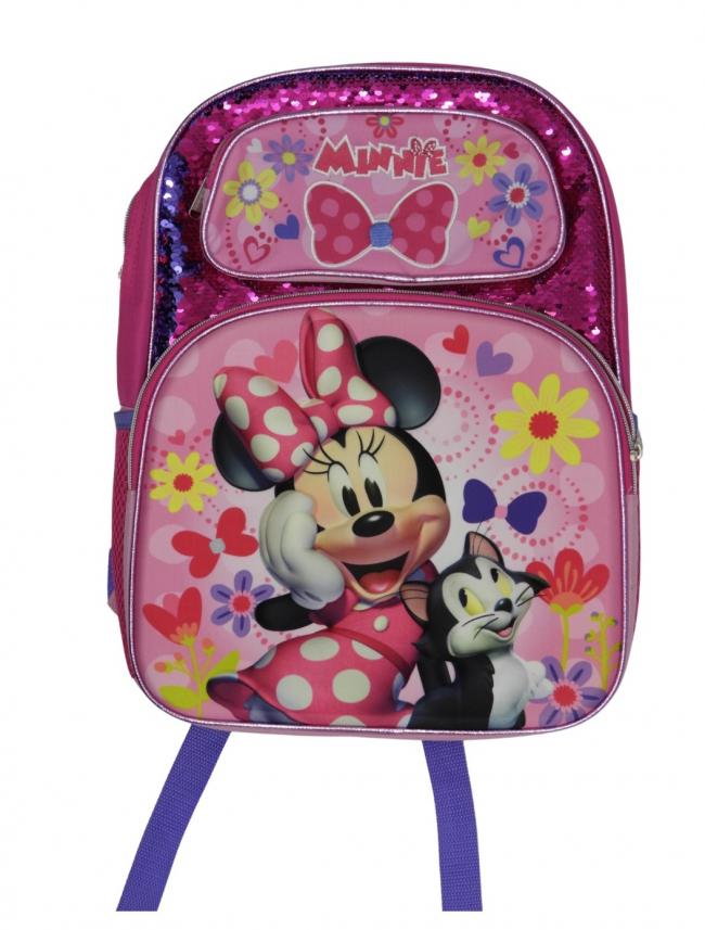 MINNIE MOUSE 16" SEQUIN BACKPACK