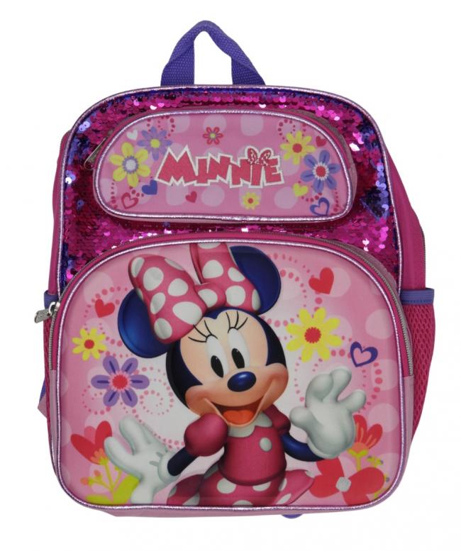 MINNIE MOUSE 12" SEQUIN BACKPACK